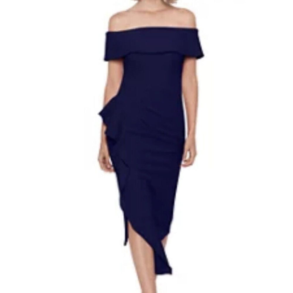 Betsy & Adam Womens Modern Dresses, Night, 10 US